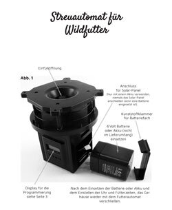 Bedienungsanleitung für Futterautomat