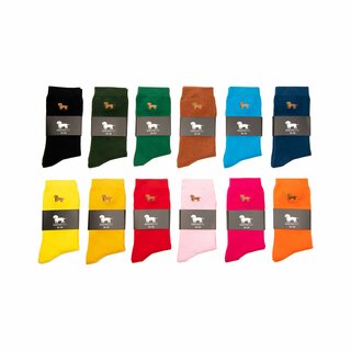 Krawattendackel Dackel einfarbig - verschiedene Farben