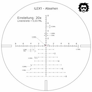 Professor Optiken Mritz - 4-24x56 HD FFP, 34mm Tubus,  ILEX 1 Absehen