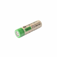 6er Set Professor Optiken 18650 Lithium-Ionen-Akku, 3,7 Volt mit 3200 mAh f&uuml;r ICU easy