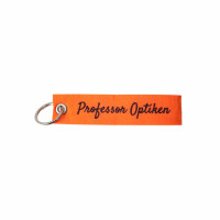 Professor Optiken Filz-Schl&uuml;sselanh&auml;nger - Orange