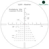 Professor Optiken Müritz - 4-24x56 HD FFP, 34mm Tubus,  ILEX 1 Absehen